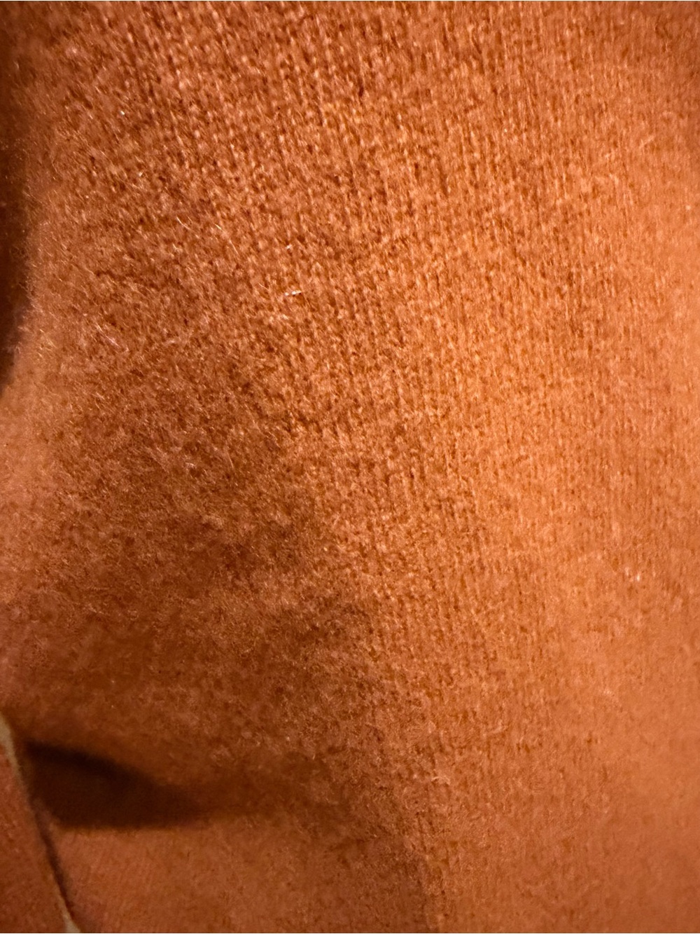 Charter Club Rust Cashmere Crewneck Sweater - Picture 3 of 6